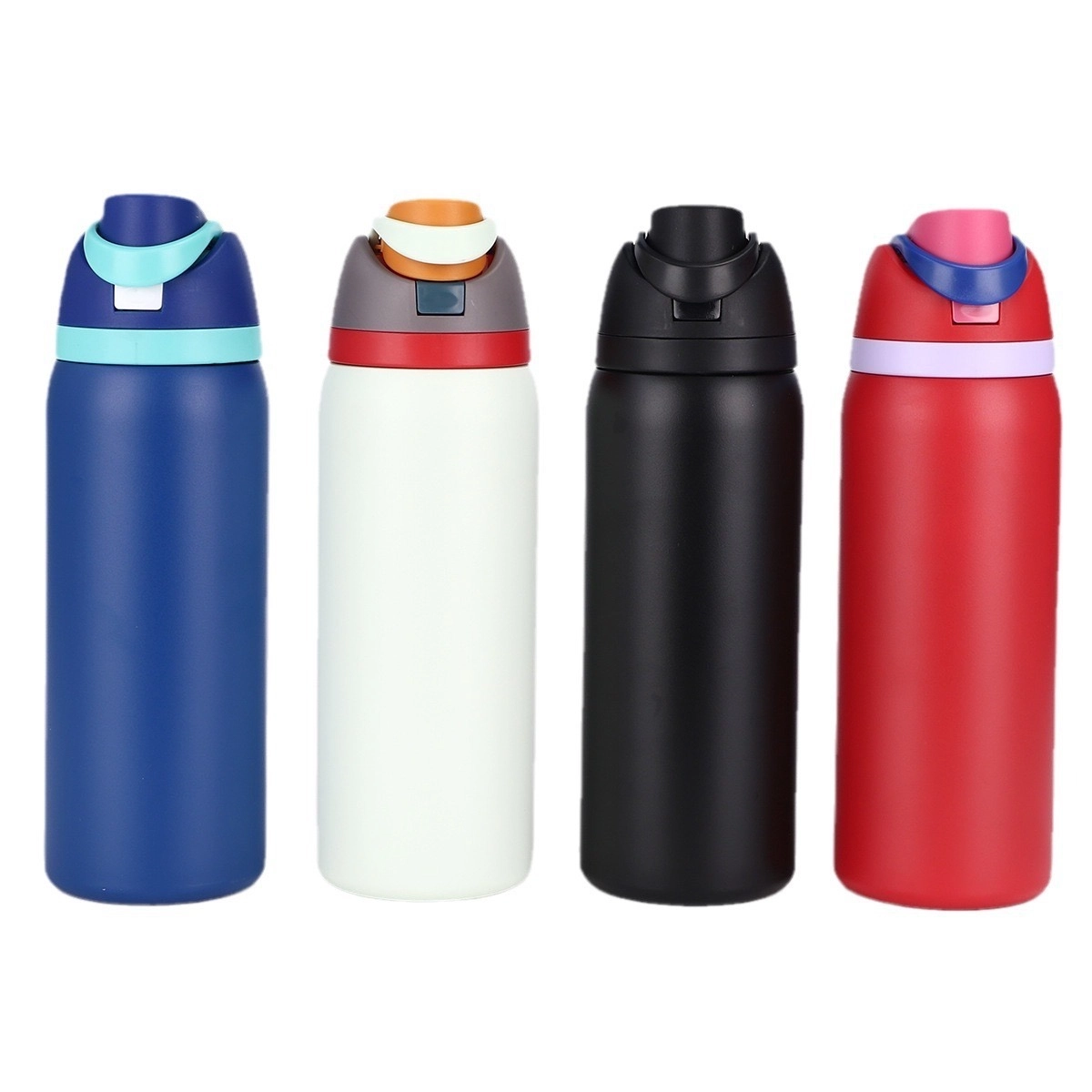 1l stainless steel insulated wholesale thermos flask with handle and lid 1081601w