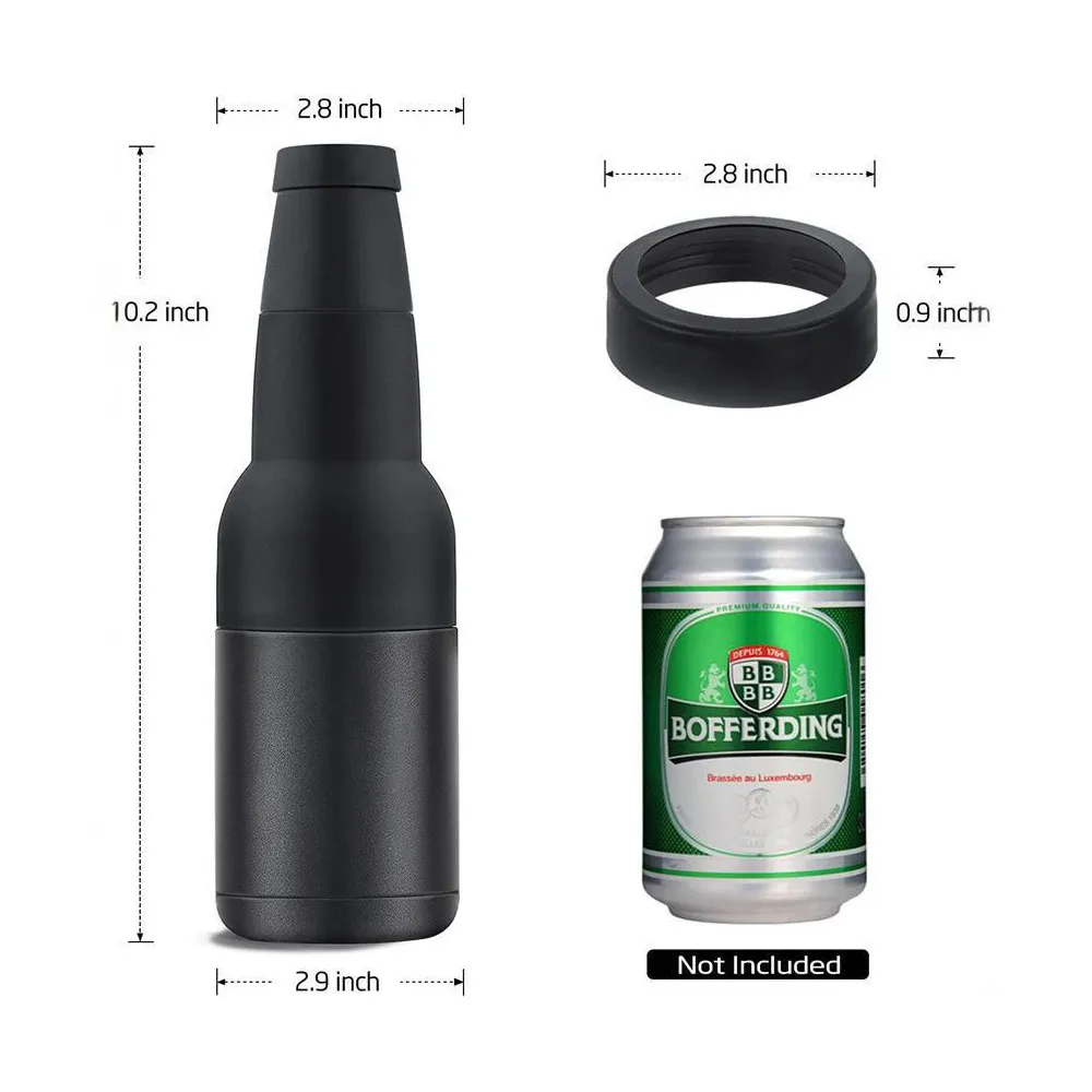 5 custom stainless steel can cooler insulated