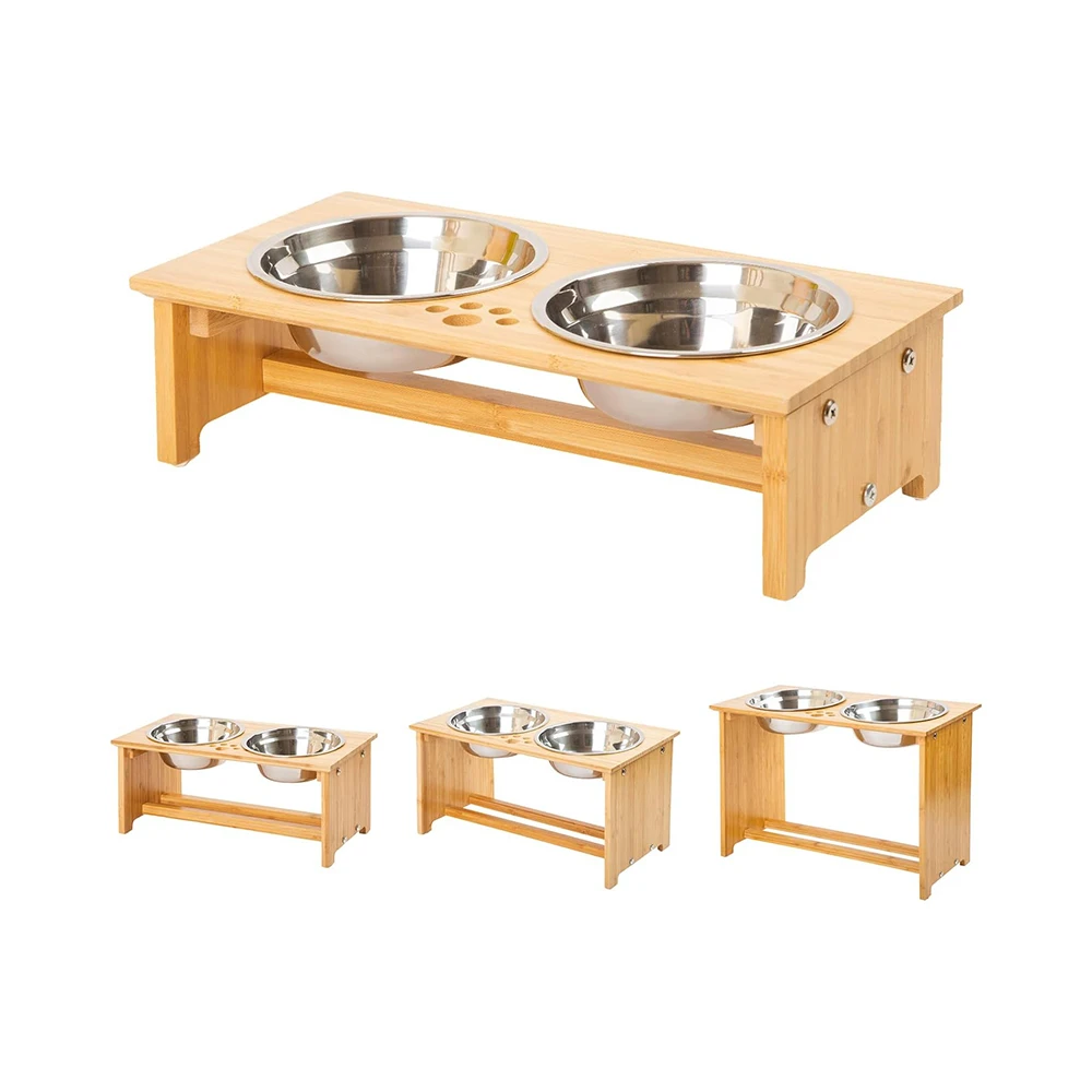 6 elevated raised dog bowl