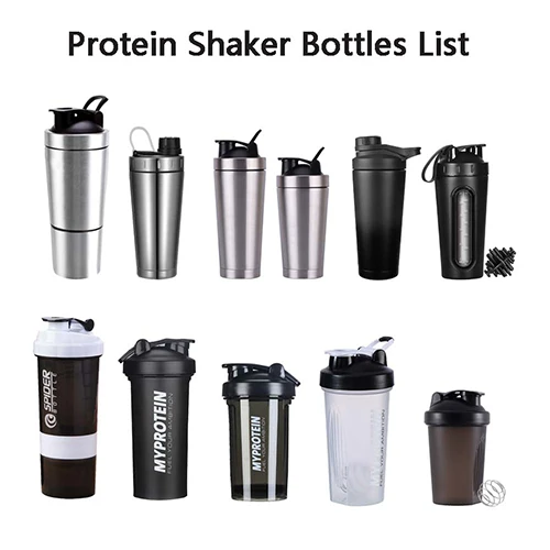 custom stainless steel shaker bottle list