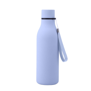 rubber painting soft touch stainless steel vacuum flask for travel 1081603w