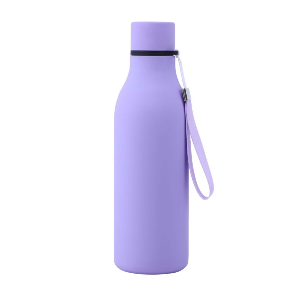 rubber painting soft touch stainless steel vacuum flask for travel 1081603w