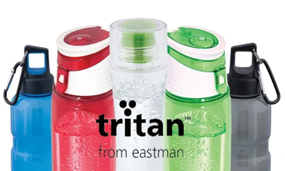 2 eastman tritan plastic water bottles