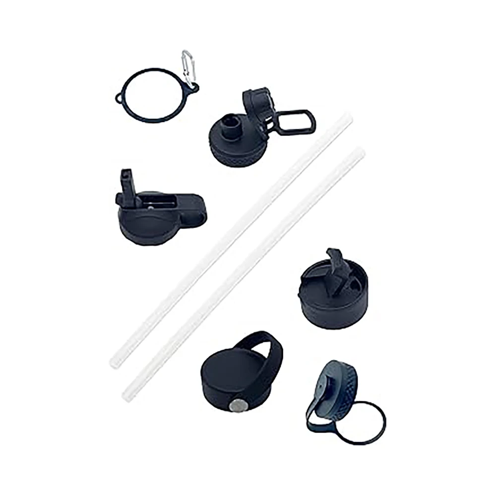 2 sport water bottles bpa free lids & bottles