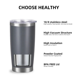 20oz stainless steel custom insulation tumblers with leakproof lid 1081601t