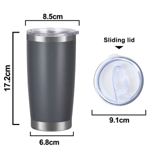 20oz stainless steel custom insulation tumblers with leakproof lid 1081601t