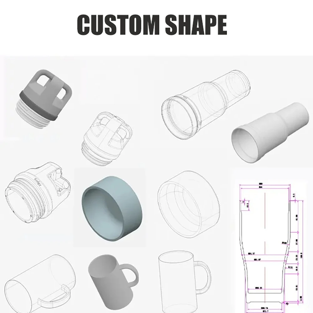 3 custom tumbler shape
