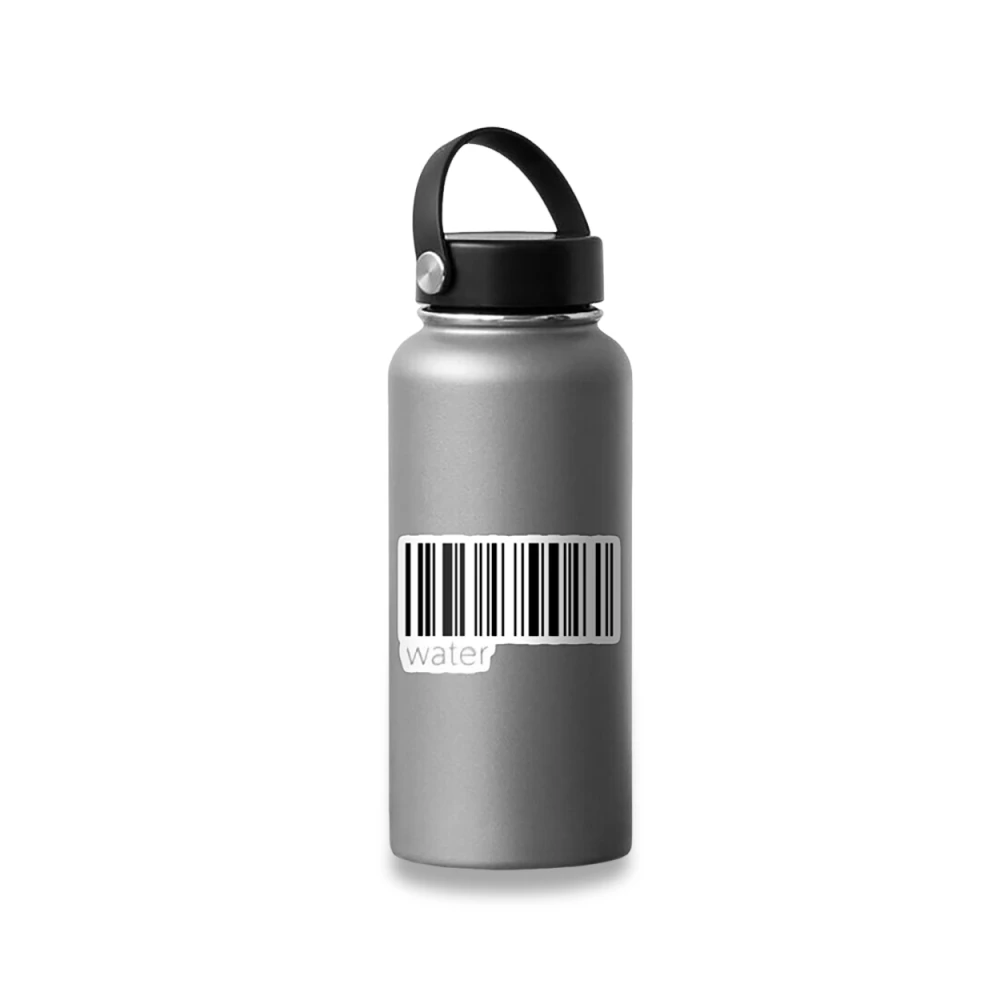 3.4 vacuum flask with barcode sticker