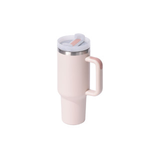 wholesale stainless steel 40oz tumbler with handle and straw lid 1081605t