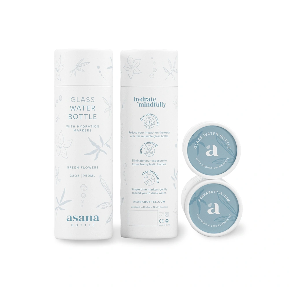 8 custom insulated water bottles gift box design