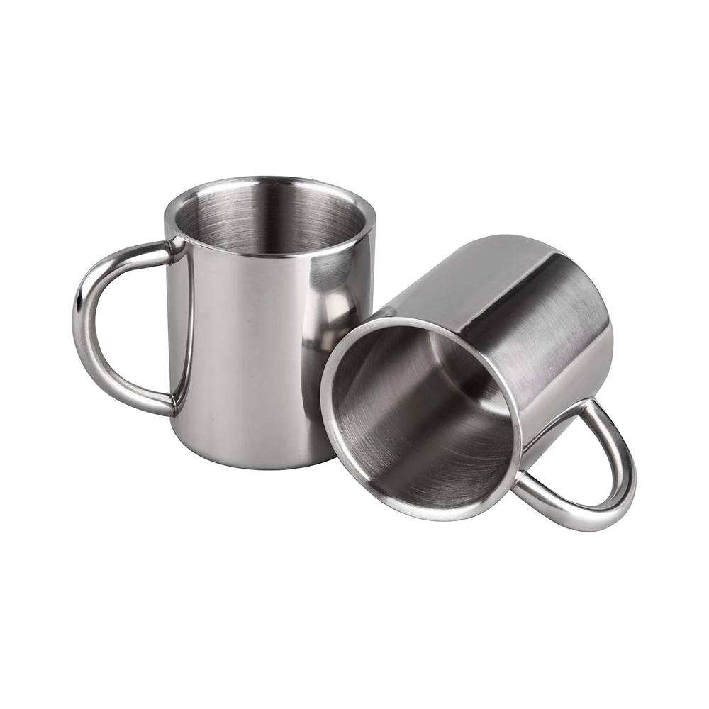 imeea coffee mugs unbreakable double walled stainless steel mug