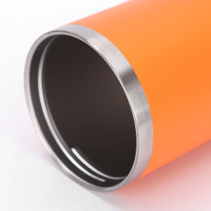 customized low moq powder coated thermal insulated tumblers with 2 in 1 lid 1081605t