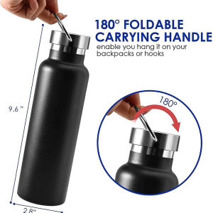 american style unique wide open stainless steel insulated flask 1081607w