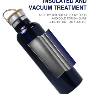 american style unique wide open stainless steel insulated flask 1081607w