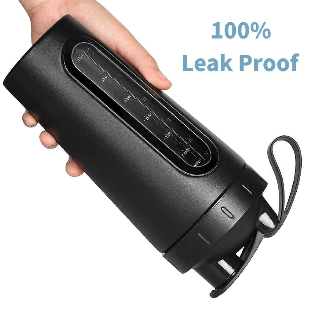 custom logo 28oz double walled insulated stainless steel visible window protein shaker bottles 1081606p