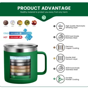 Advantage of hydro flask 12 oz all around