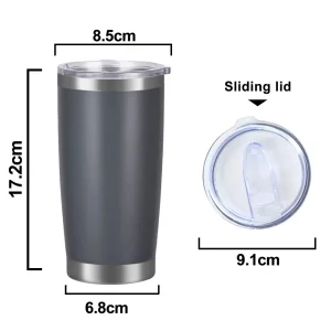 Size of 20oz hydro flask travel tumbler