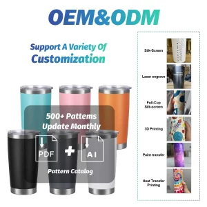 OEM 20oz hydro flask tumbler