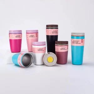 Smooth Sip Slider 12 oz Tumbler For Coffee