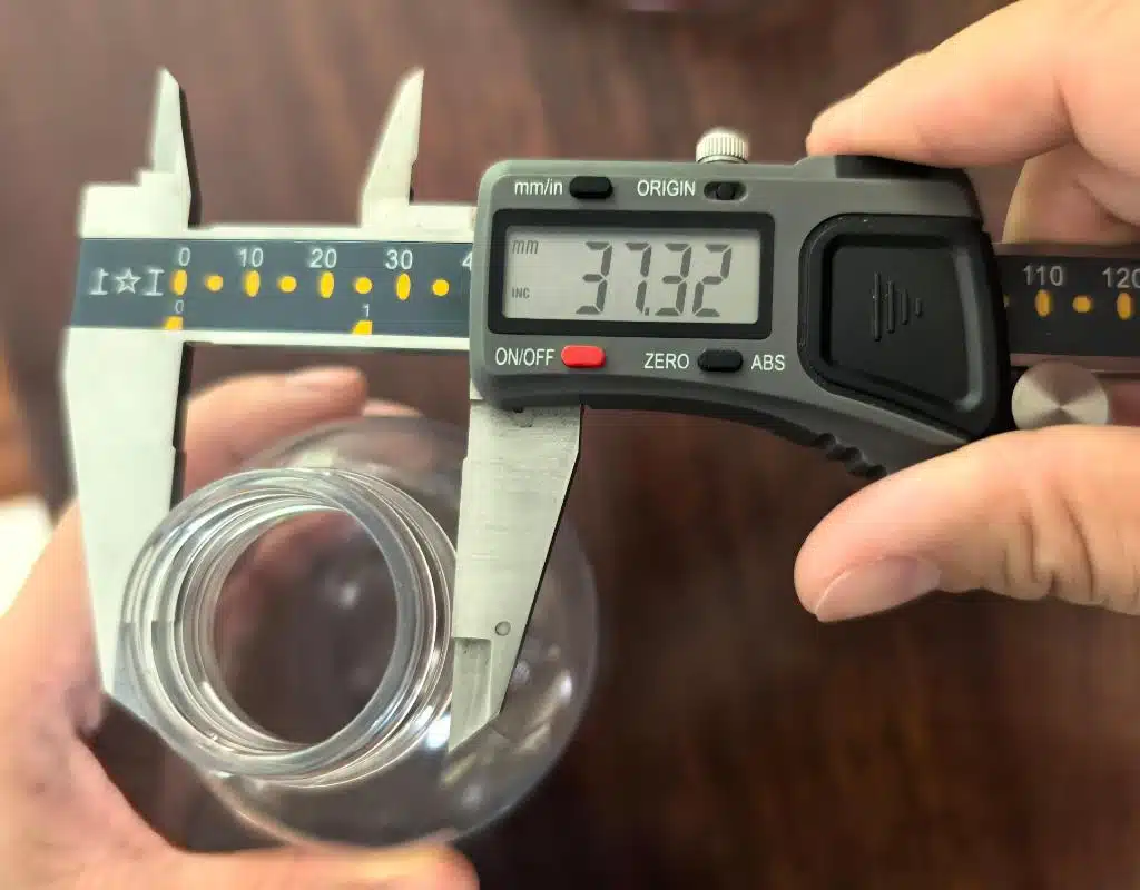 How to Measure a Neck Finish