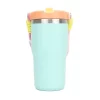 Customize 20oz Insulated Tumbler With Convenient Braided Carrystrap