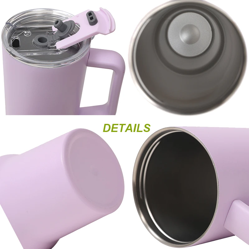 details of 40oz tumbler