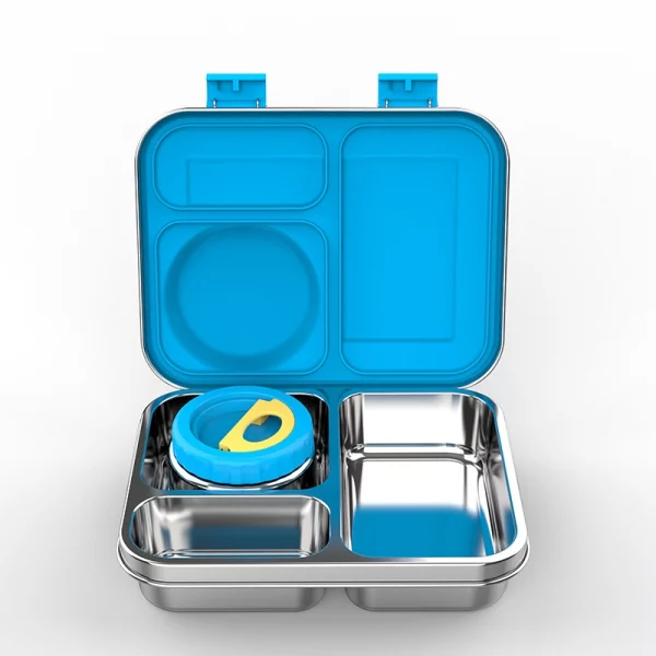 Smiley Bento Leak-Proof Stainless Steel Lunch Box