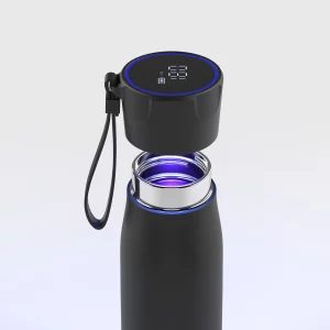 uv self-cleaning smart water bottle