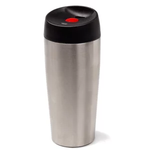 DOUBLE WALL TRAVEL CUP 350 ML in Silver