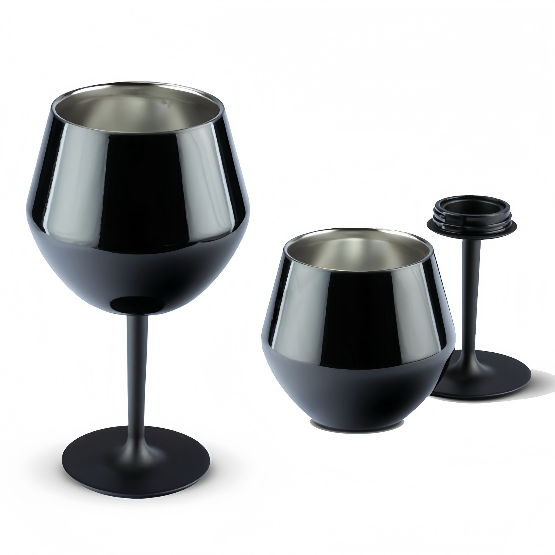 GINGPROUS 1 Pack Stainless Steel Wine Tumbler