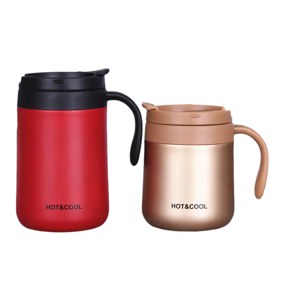 Insulated tumblers with handle