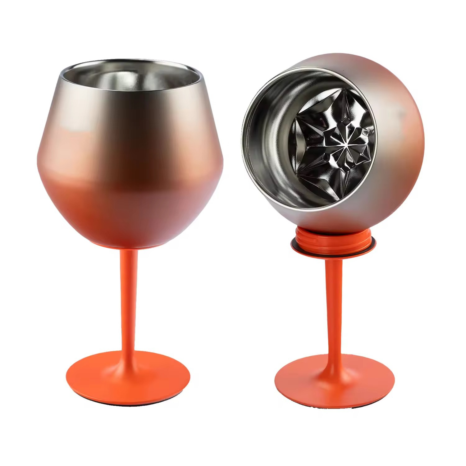 large capacity stainless steel wine glass cup
