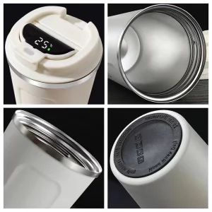 14oz Smart Coffee Thermos With Temperature Display