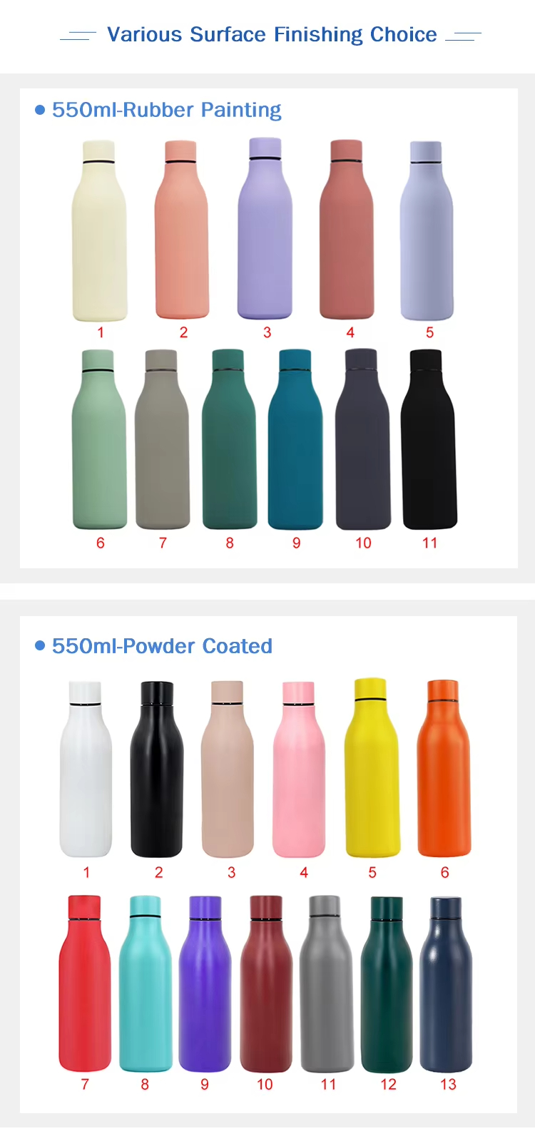 BJPKPK Stainless Steel Metal Water Bottle with Strap