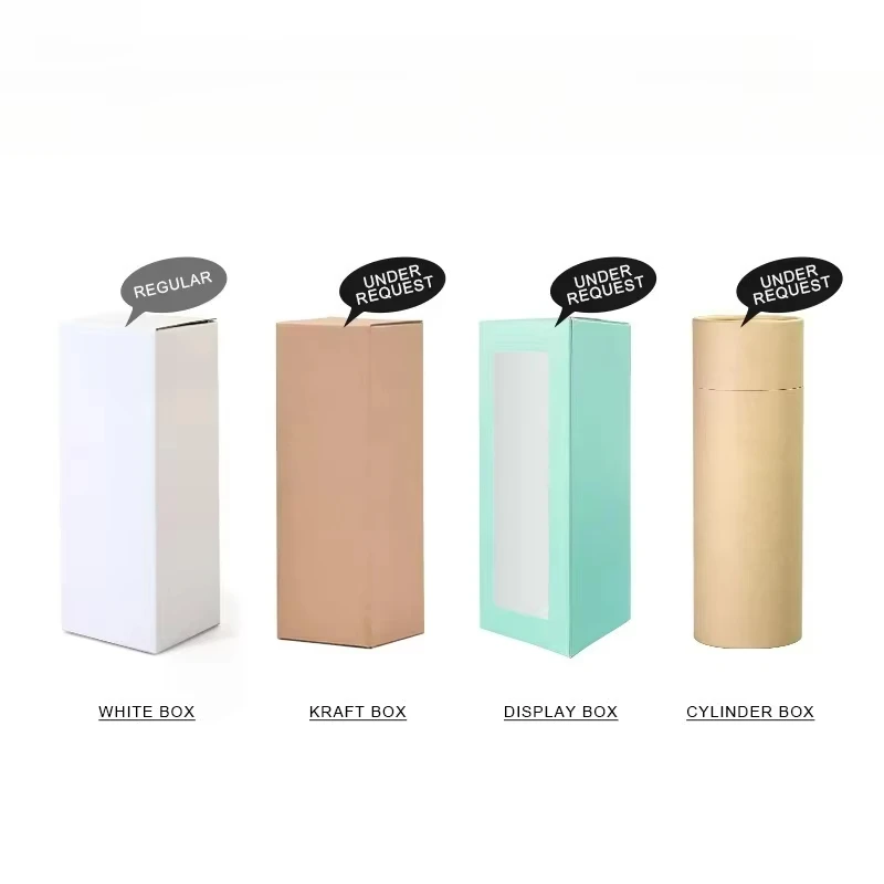 packing of Narrow mouth Insulated Water Bottle with Lid