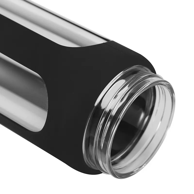 High Borosilicate Glass Protein Powder Shaker Bottles With Silicone Sleeve 1081601G - Image 7