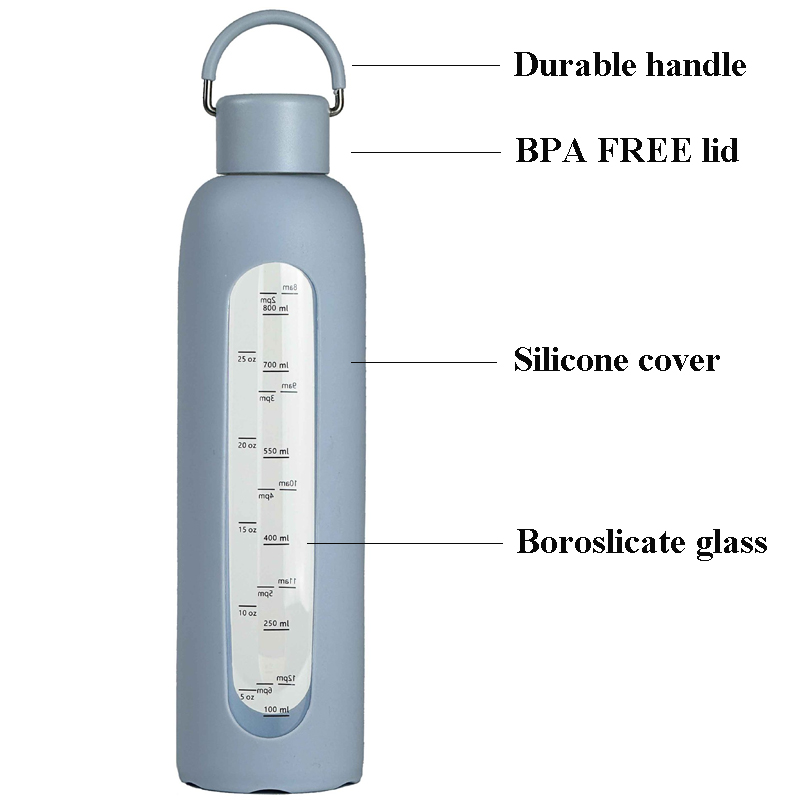glass water bottles