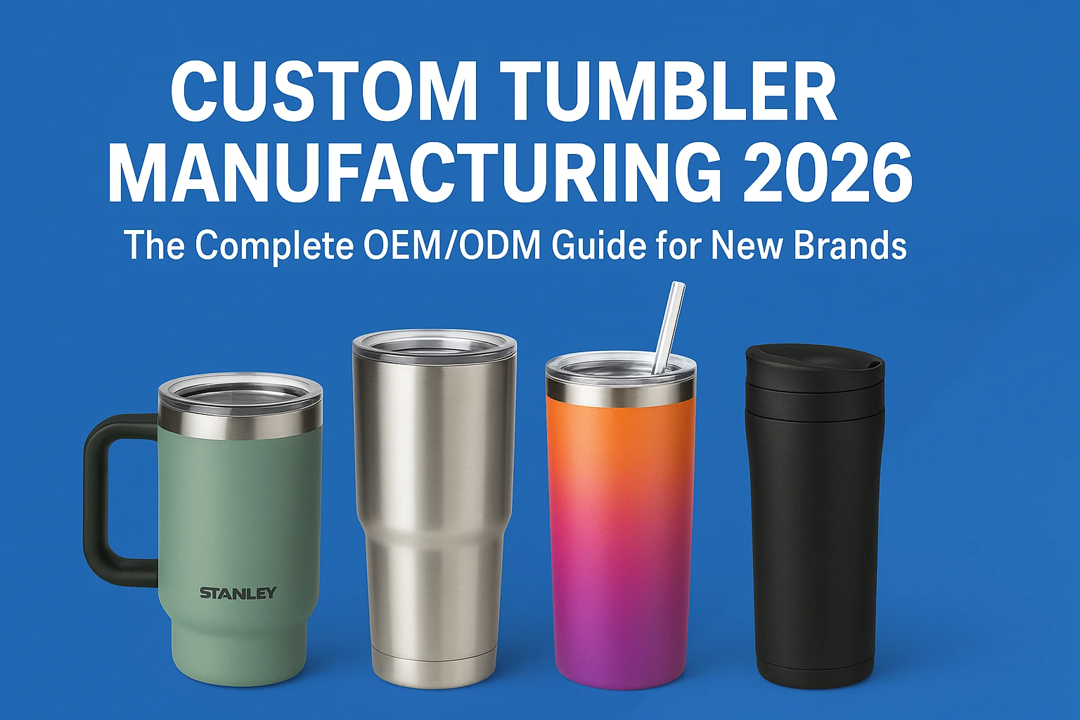 Custom Tumbler Manufacturing 2026: The Complete OEM/ODM Guide for New Brands