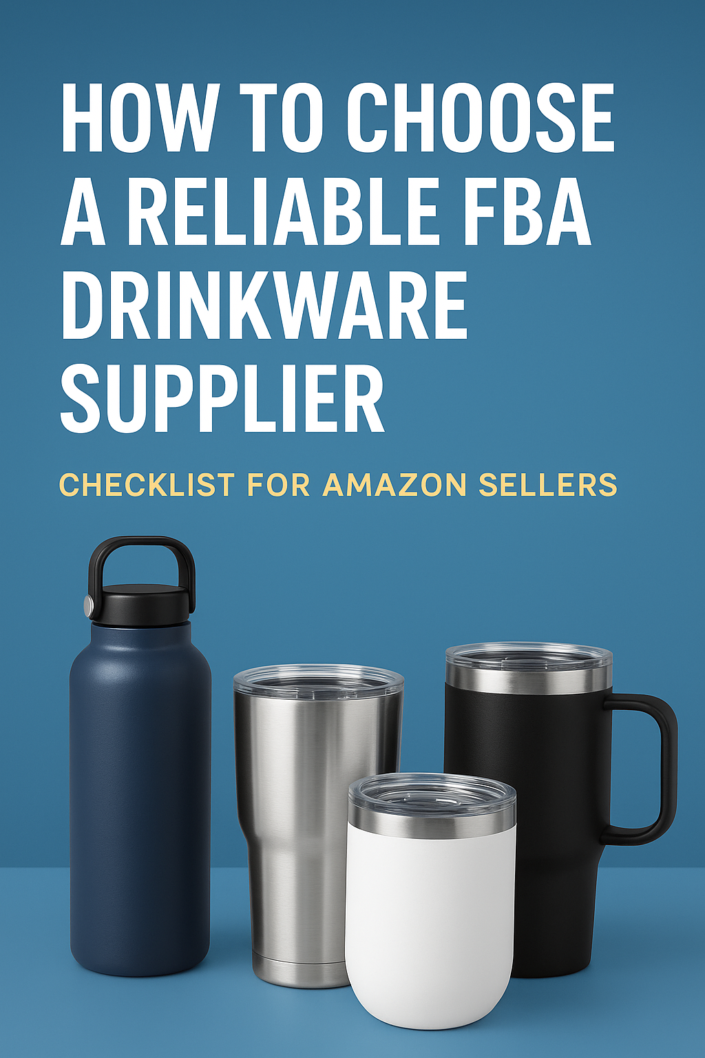 How to Choose a Reliable FBA Drinkware Supplier (Checklist for Amazon Sellers)