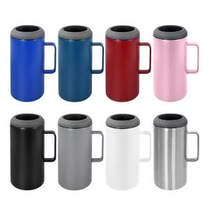 40oz Vacuum Insulated Mug Outdoor Travel Beer Mug Keep Cold Stainless Steel Beer Can Cooler