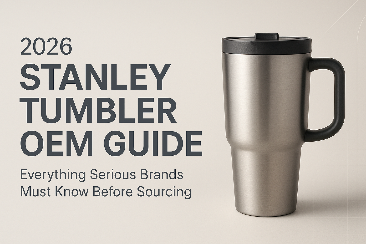 Stanley Tumbler OEM Tips for Finding Trustworthy Partners