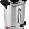 Commercial Grade Stainless Steel Percolate Coffee Maker Hot Water Urn for Catering 50-Cup 8 L Capacity,