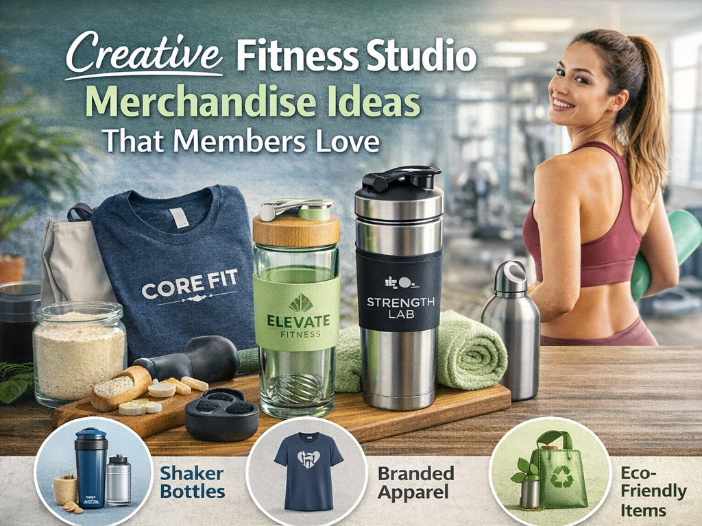 Creative Fitness Studio Merchandise Ideas That Members Love