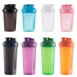 400ml 600ml plastic shaker bottles