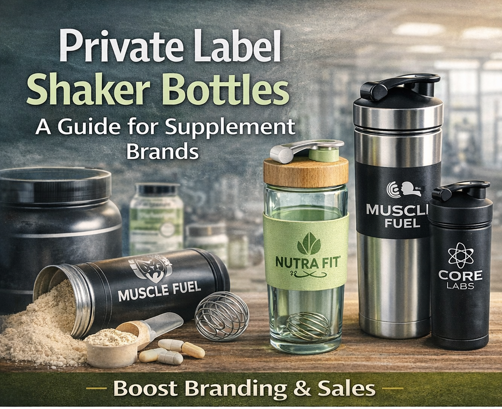 Private Label Shaker Bottles- A Guide for Supplement Brands