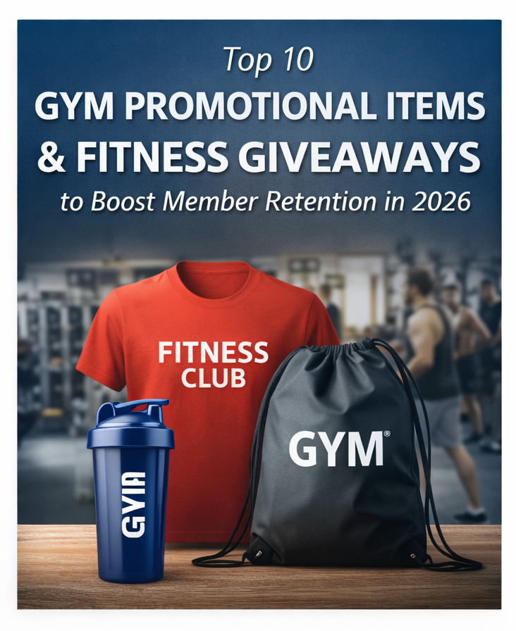 Top 10 Gym Promotional Items & Fitness Giveaways to Boost Member Retention (2026)