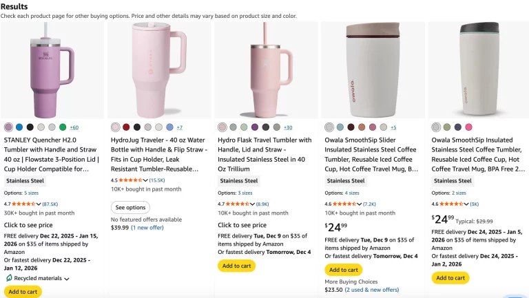 Best Tumblers for Amazon FBA Sellers (2025 Picks)