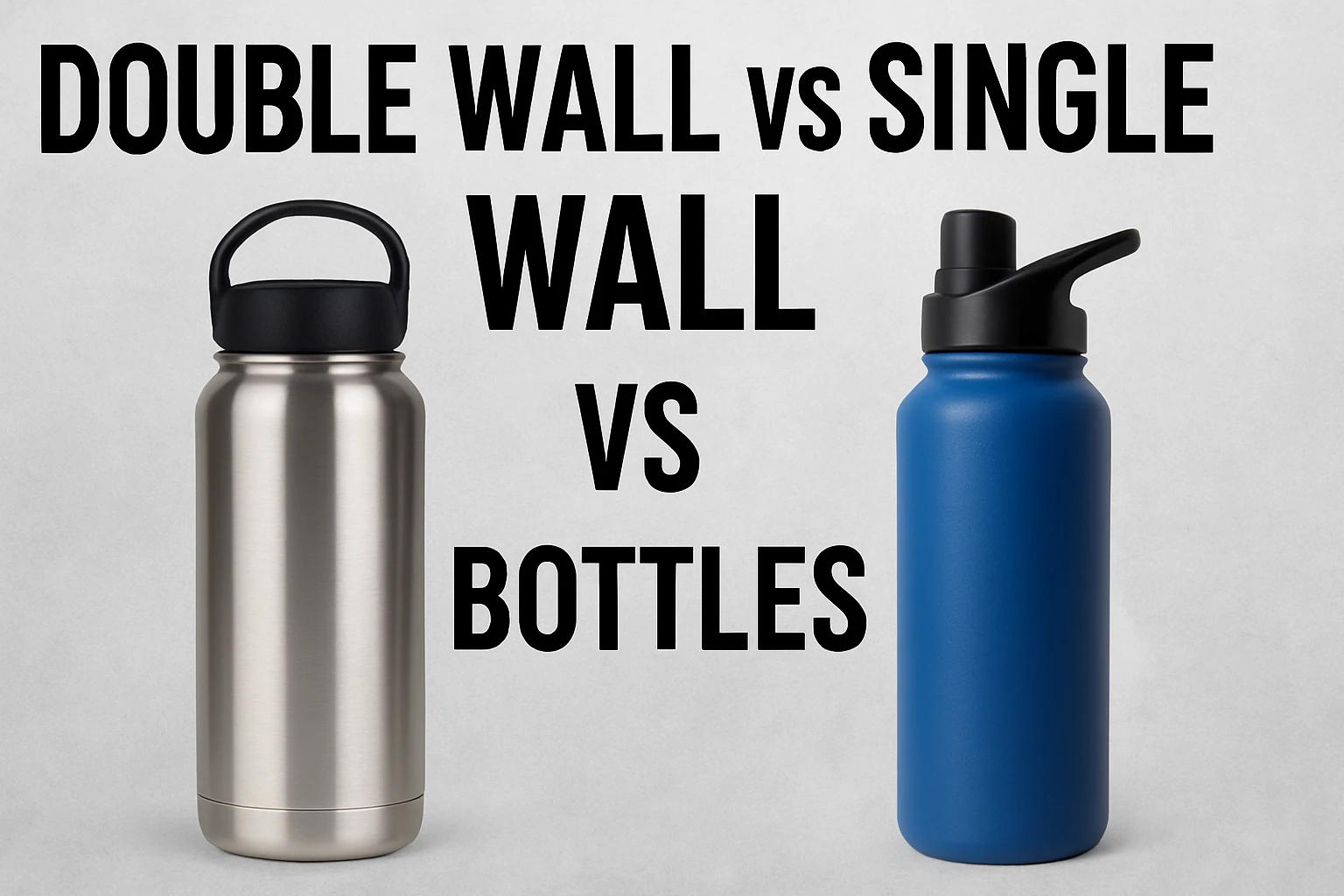 Double Wall vs Single Wall Bottles: Full 2026 Guide for Buyers & Brands