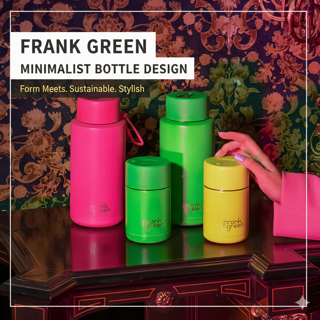 frank green water bottle design