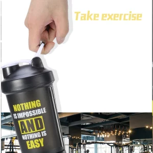 shaker bottles with carring handle